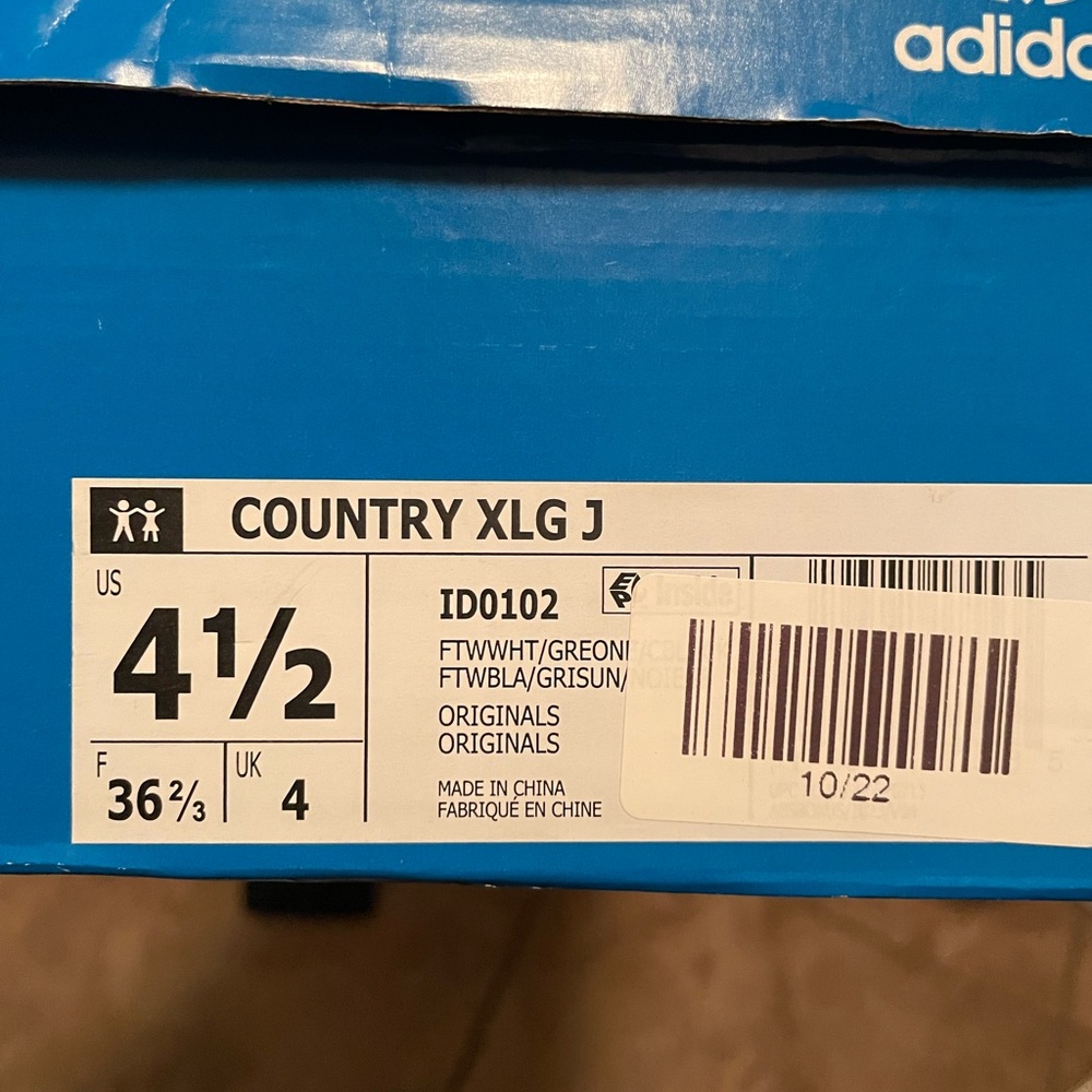 Adidas White and Black Sneakers
